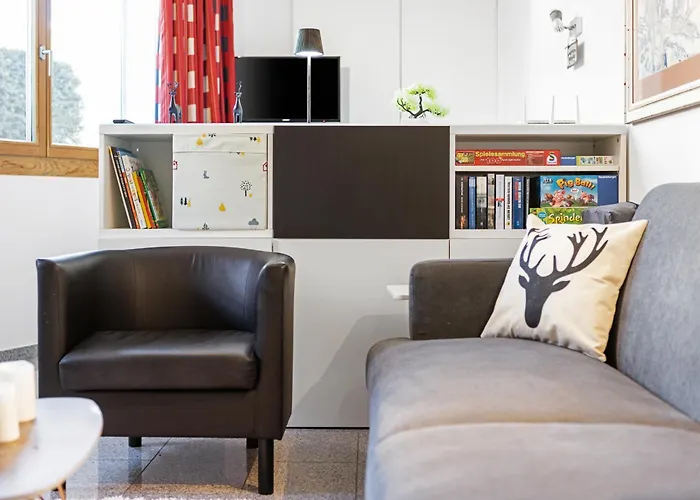 Appartement Bergstudio I Laax I I Berg I Caumasee I Gratis Parkplatz Flims